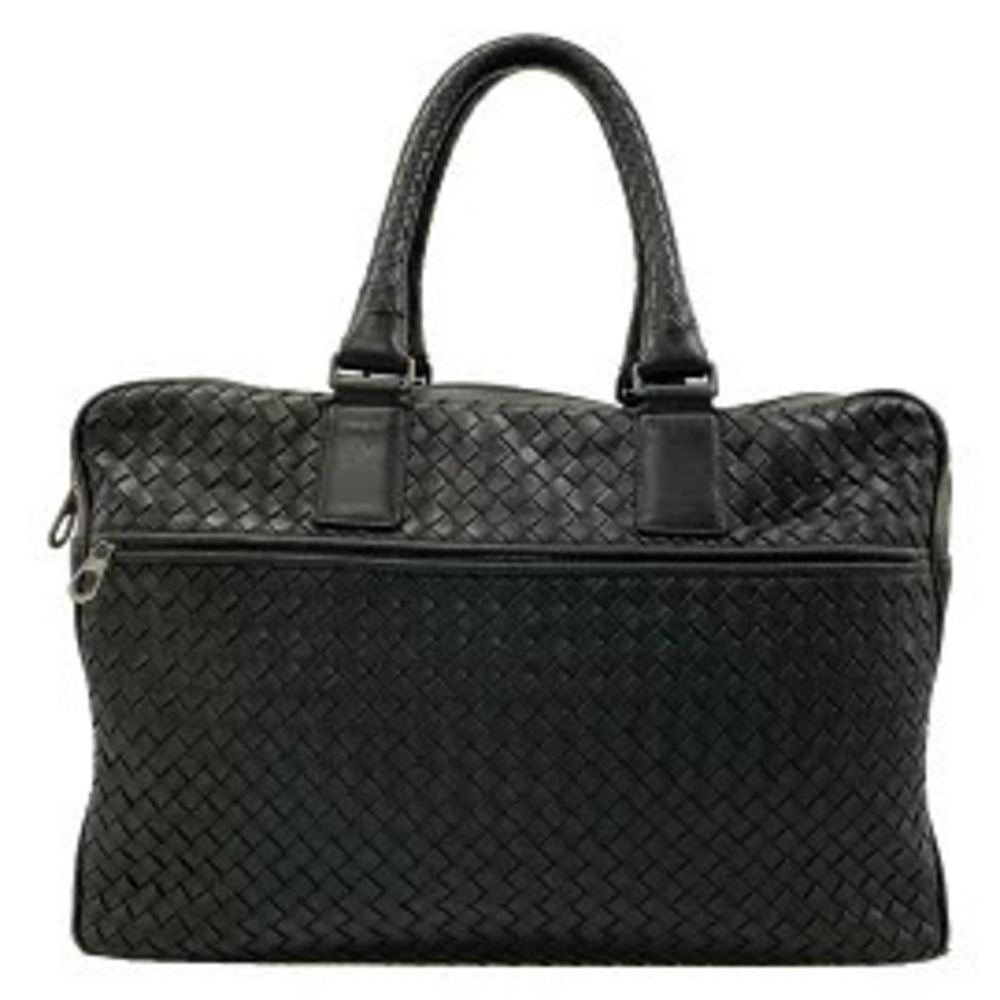 Bottega Veneta Intrecciato Briefcase Leather Black